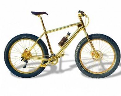 Xe đạp siêu sang bọc vàng 24 karat đắt nhất thế giới