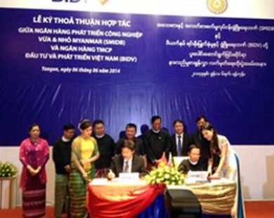 BIDV tiến thêm một bước trong việc lập chi nhánh tại Myanmar