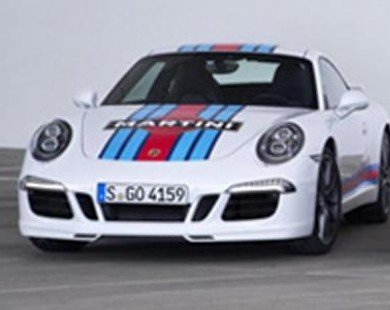 Porsche giới thiệu phiên bản xe đua Martini 911 Carrera S