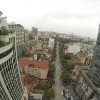 Phố Wall mới của Hà Nội nhìn từ camera bay