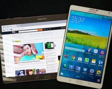 Galaxy Tab S siêu mỏng giá ngang iPad Air tại VN