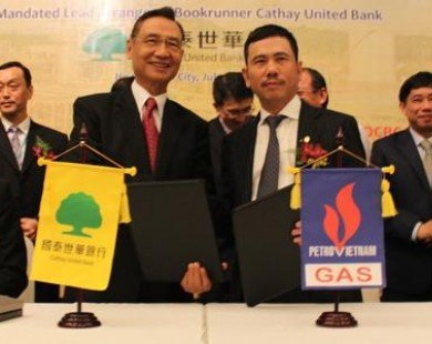 Ký hợp đồng 280 triệu USD tài trợ cho dự án Nam Côn Sơn