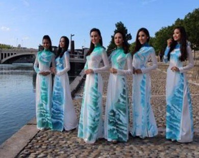 Pictures: Vietnamese ao dai in France