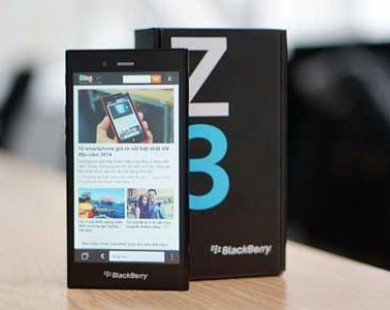 BlackBerry Z3 bắt đầu lên kệ tại Việt Nam