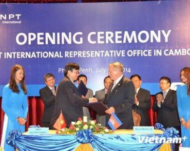 Khai trương Văn phòng Đại diện VNPT International tại Campuchia