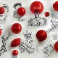 Vui nhộn những "gương mặt" được "vẽ" bằng thực phẩm