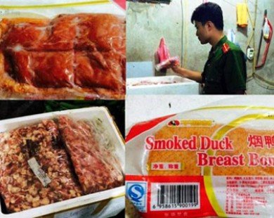 Thận trọng với vịt hun khói Trung Quốc không nhãn mác