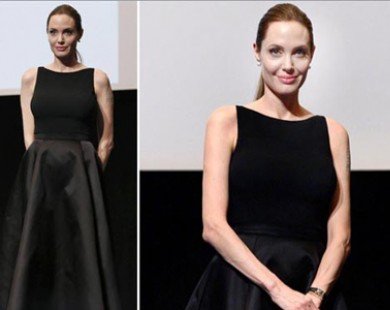 Angelina Jolie - Nữ hoàng váy đen của Hollywood