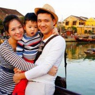 Ngắm hình ảnh ngọt ngào của gia đình Đan Lê - Khải Anh