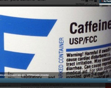 Cảnh giác với bột caffeine nguyên chất