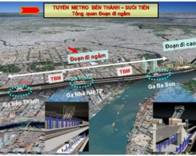 Động thổ xây dựng gói thầu thứ 2 tuyến metro ngầm Bến Thành – Suối Tiên