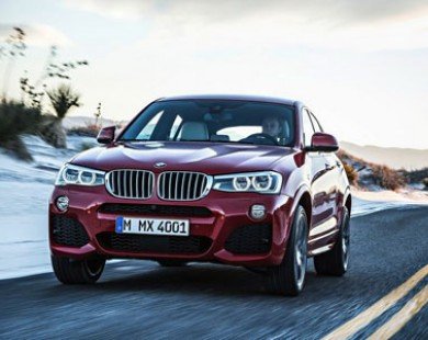 Mẫu BMW X4 có giá từ 62.000 USD tại thị trường Anh