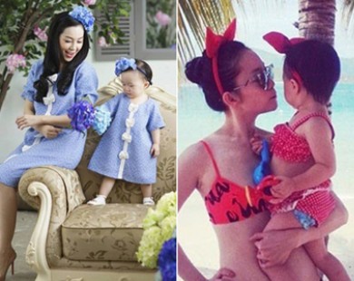 Những cặp mẹ con sao Việt mặc đồ đôi ấn tượng