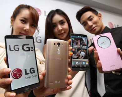 LG G3 có doanh số bán ra cao gấp đôi so với G2