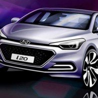 Hình ảnh phác họa chính thức của Hyundai i20 thế hệ mới