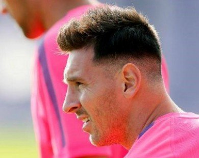 Messi khiến người hâm mộ thất vọng với kiểu đầu mới của mình