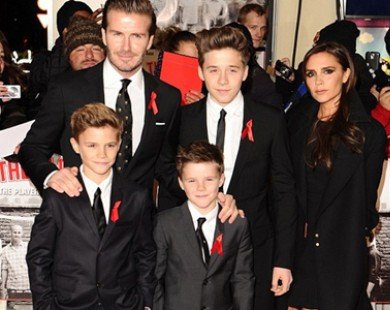 Gia đình Beckhams mặc sành điệu nhất thế giới