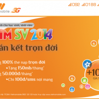 Vietnamobile ưu đãi khủng sinh viên, học sinh Việt Nam