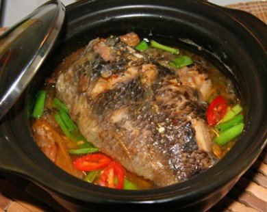 Ngon cơm với cá rô kho thịt ba rọi