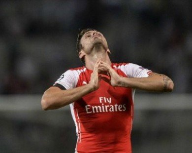 Kết quả vòng play-off Champions League: Arsenal hòa Besiktas