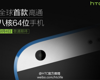 HTC khoe điện thoại Android 64-bit đầu tiên trên thế giới