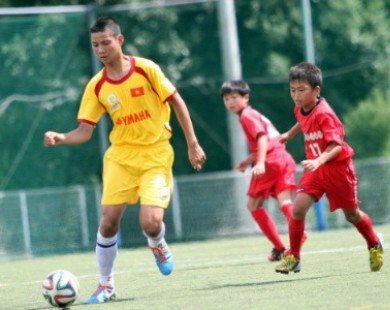 U13 Sông Lam Nghệ An thắng tuyệt đối các đội bóng Nhật Bản