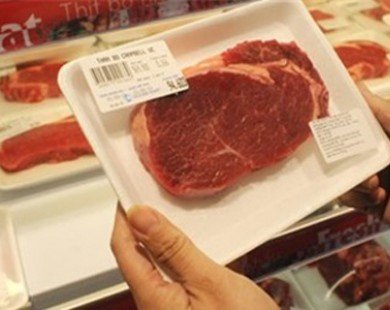 70% thịt bò ở TP.HCM nhập từ Úc