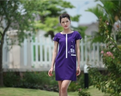 Thu Thủy Fashion giới thiệu những mẫu thiết kế tông tím hồng duyên dáng