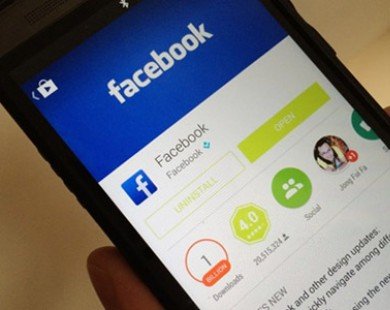 Ứng dụng Facebook cán mốc 1 tỷ lượt tải trên Android