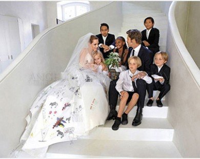 Hình ảnh rõ nét về đám cưới Angelina Jolie và Brad Pitt