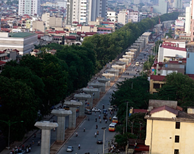 Cuối năm 2015, tuyến đường sắt Cát Linh - Hà Đông có thể hoàn thành