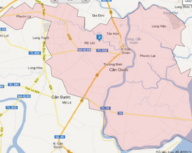 Long An: Điều chỉnh quy hoạch vùng huyện Cần Giuộc với 3 đô thị, 6 khu vực chức năng