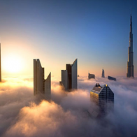 Cảnh bồng lai trên những tòa tháp ở Dubai