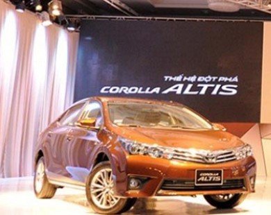 Toyota Corolla Altis 2014 có giá thấp nhất 757 triệu ở Việt Nam