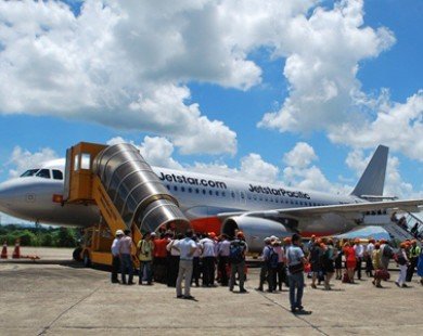 Jetstar Pacific mở đường bay khứ hồi Hà Nội-Thành phố Vinh