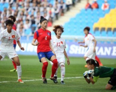 Thua Hàn Quốc 3-0, nữ Việt Nam trắng tay rời Asiad