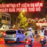 Hình ảnh Hà Nội rực rỡ trước ngày kỷ niệm 60 năm giải phóng