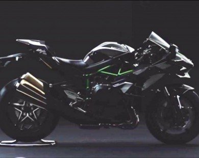 Lộ ảnh siêu mô tô Kawasaki Ninja H2 phiên bản đường phố