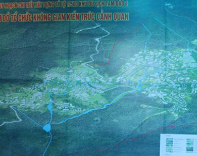 Khu du lịch Tam Đảo I (Vĩnh Phúc) công bố quy hoạch chi tiết tỷ lệ 1/500