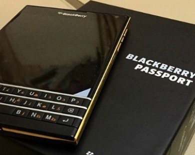 BlackBerry Passport sẽ có phiên bản ánh vàng hoàng gia