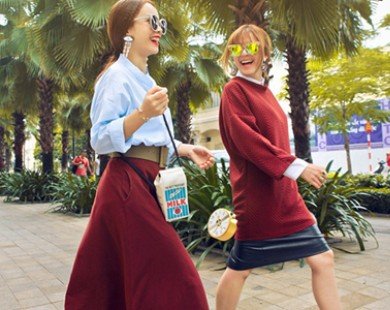 Yến Trang - Yến Nhi thu hút với street style phá cách