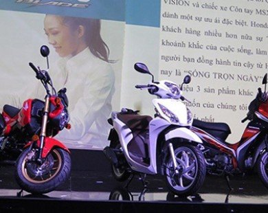 Honda Việt Nam ra mắt thị trường ba mẫu xe máy mới