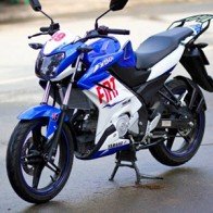 Yamaha FZ150i sơn màu xanh GP của biker Sài Gòn