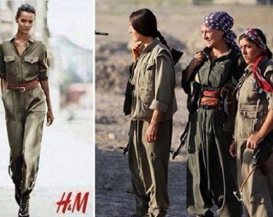 H&M phải xin lỗi vì bộ jumpsuit giống nữ chiến binh người Kurd