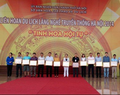 Bế mạc Liên hoan Du lịch Làng nghề truyền thống Hà Nội 2014