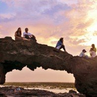 Phát hiện vòm đá nham thạch dưới đáy biển Lý Sơn