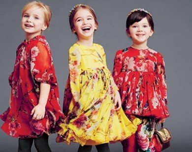 Ngất ngây với BST Dolce & Gabbana Fall 2014 dành cho trẻ em