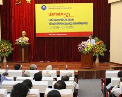 Trường ĐHSP Hà Nội kỷ niệm 50 năm ngày Chủ tịch Hồ Chí Minh về thăm trường