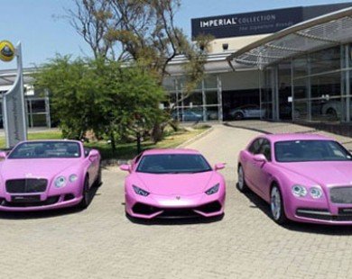 Lamborghini và Bentley cổ động chiến dịch chống ung thư vú