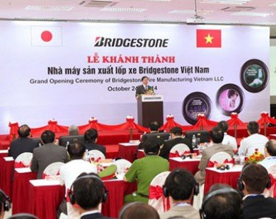 Bridgestone khánh thành nhà máy sản xuất lốp xe ở Việt Nam